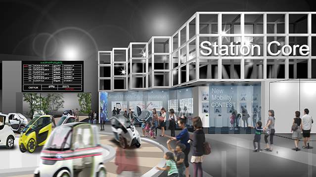 See the diverse mobilities in motion in a futuristic city! 